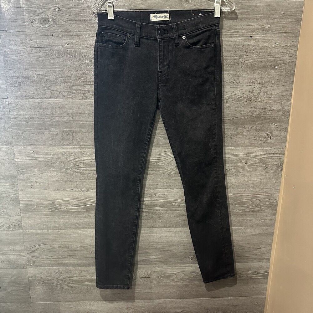 Madewell Women Black Jeans 27 Skinny Skinny Denim